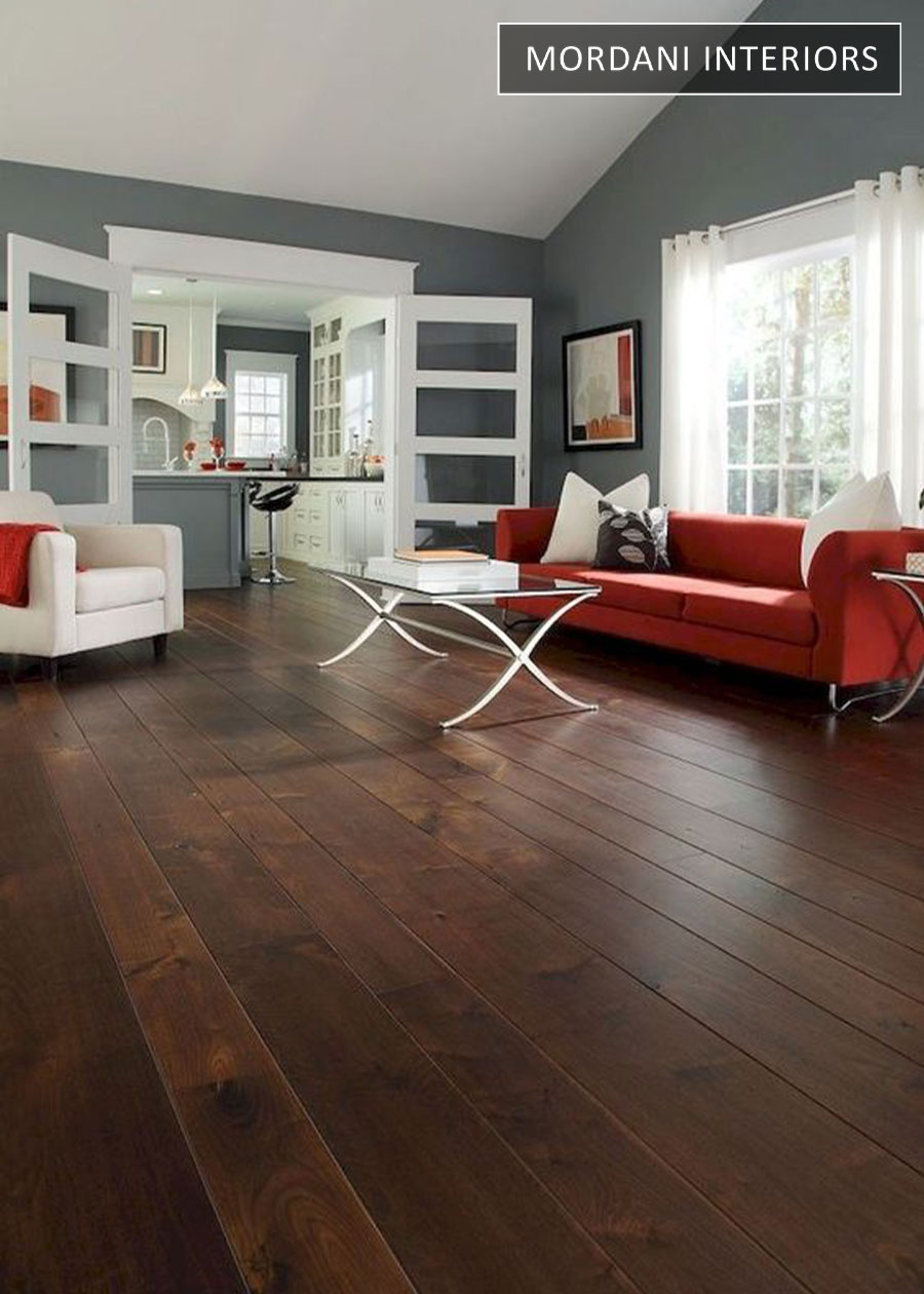 Italian Walnut Brown Spc Wooden Flooring